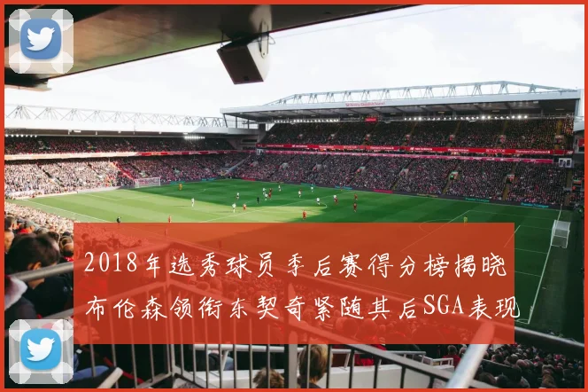 2018年选秀球员季后赛得分榜揭晓布伦森领衔东契奇紧随其后SGA表现不俗